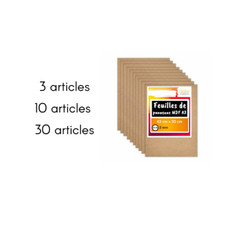 Creative Deco A3 MDF Panneau