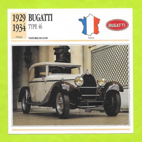 Fiche edito service bugatti - fiche,