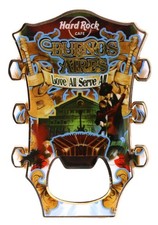 Hard Rock Cafe Buenos Guitar Head Magent Bottle Opener