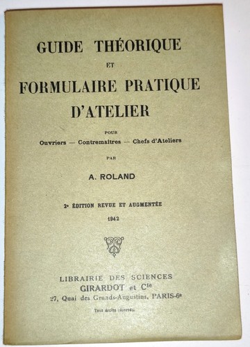 Livre ancien tournage fraisage - livre,