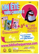 2000s Pink Library Advertising