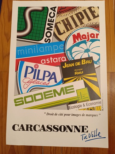 Affiche pub carcassonne - pub,