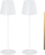 Lampe de table sans fil MALUX, 2 pièces, commande tactile gradable, (F1m)