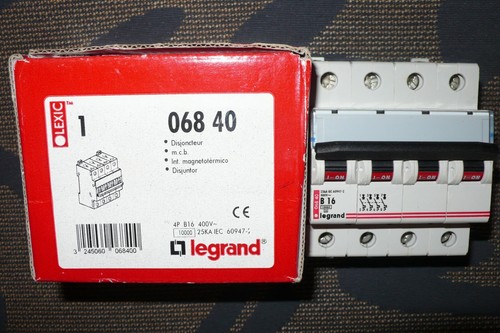 Disjoncteur tetrapolaire 16a - tetrapolaire,