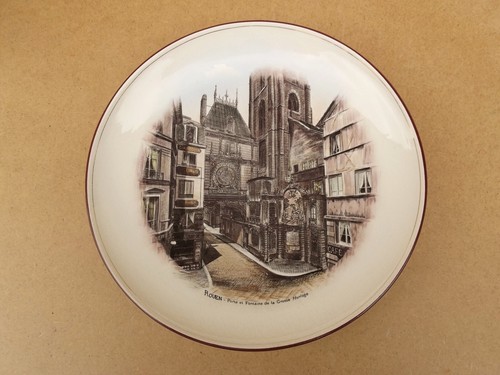 Ancien plat mural faiencerie - ancien,