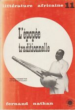 L'epopee Traditionnelle, Lilyan Kesteloot, ed.  (African Epic Poetry)