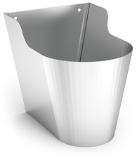 Corbeille à papier inox