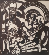 Dessin Encre signé Jos Wils