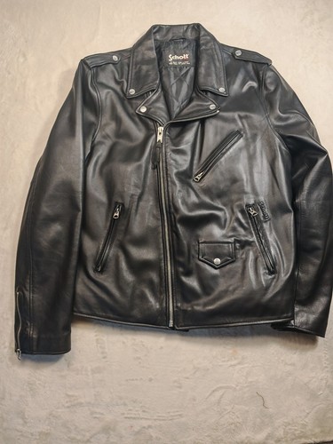 Schott veste moto cuir - n.y.c.,