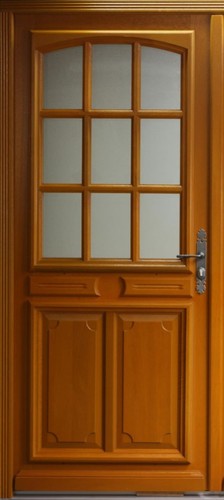 Porte entree bois - d'entree,