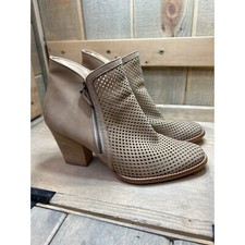 Paul Green Women’s Bonzai Perforated Bootie US 6.5 M Sisal Nubuck