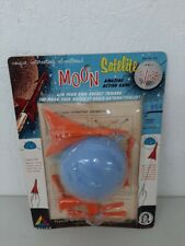 HTF 1960's Tri-Play Toys Moon Satelite Rocket Action Space Toy Play Set MOC New