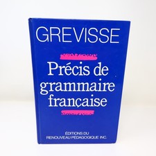 Précis de Grammaire Française Maurice Grevisse 1987 Relié Éducation Langue