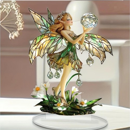Statuette fée décorative - statuette,