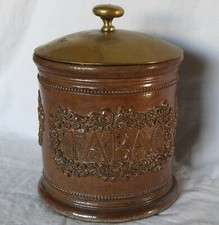 Grand pot à tabac ancien