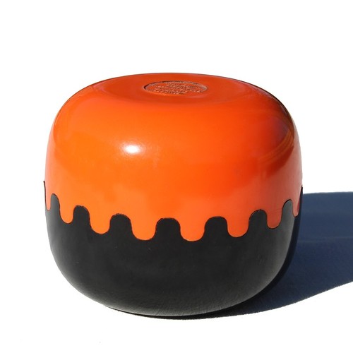 Cendrier orange noir - et,