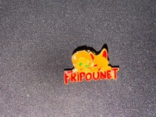 (V9) VINTAGE ENAMEL BADGE PINS COLLECTION LOGO MASCOT FRIPOUNET TOSCA