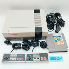 Console Nintendo NES FRA + 2 Manettes + Cables + Marble Madness + 72 Pin Neuf