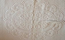 Antique linen: Piqué de Marseille - 19th century - white - Provence