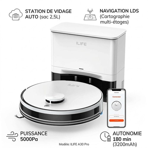 Aspirateur robot laveur - robot,