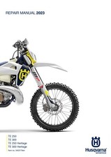 Husqvarna Service Workshop Shop Repair Manual Book 2023 TE 300 US.