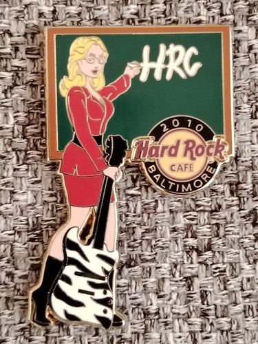 Pin girl hard rock cafe - rock, cafe/