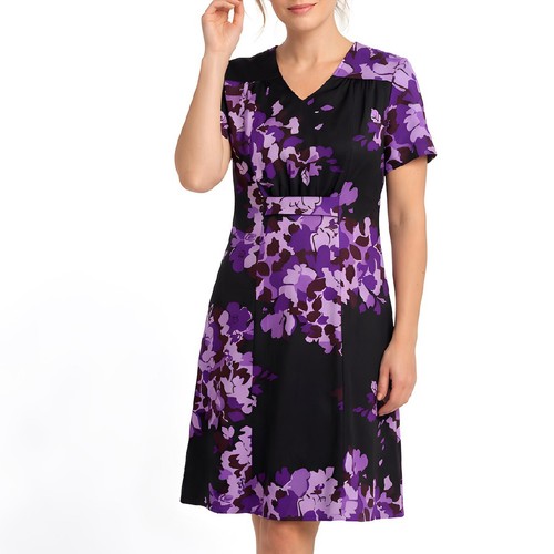 Robe vintage violette - , à