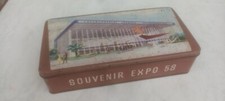 Boîte Publicitaire Métal Chocolat Belge SUPERCHOCOLAT JACQUES Souvenir EXPO 58