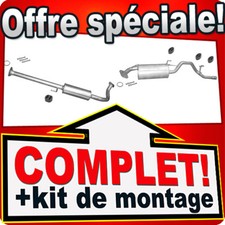 Ligne pot d'échappement pour HONDA HR-V HRV I (GH) 1.6 16V 3-portes Silencieux