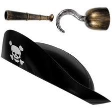  Kit de Costume de Cosplay de Pirate, 1 ensemble, Costume de Pirate drôle,