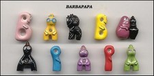Barbapapa lettres rare - lettres, set