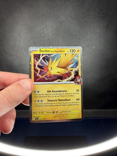 Carte pokémon électhor team - carte,