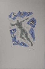 André Masson: La danse sous les étoiles, Original Lithograph Signed