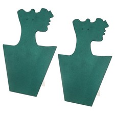 2pcs Green Bust Foldable