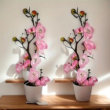 Lot de 2 Décorations Fleurs