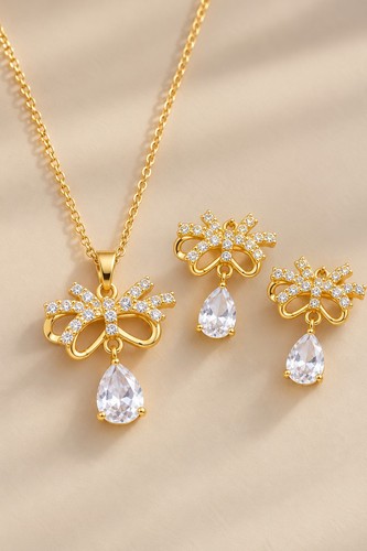Parure bijoux femme acier - parure,