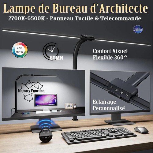 Lampe bureau architecte - de, à
