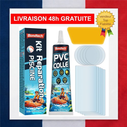 Kit réparation piscine colle - kit,