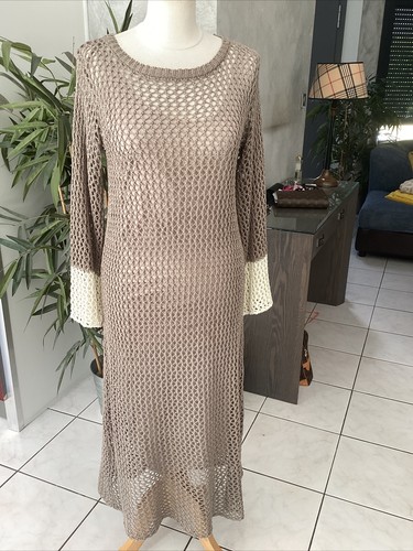 Robe crochet zara taille m - robe,