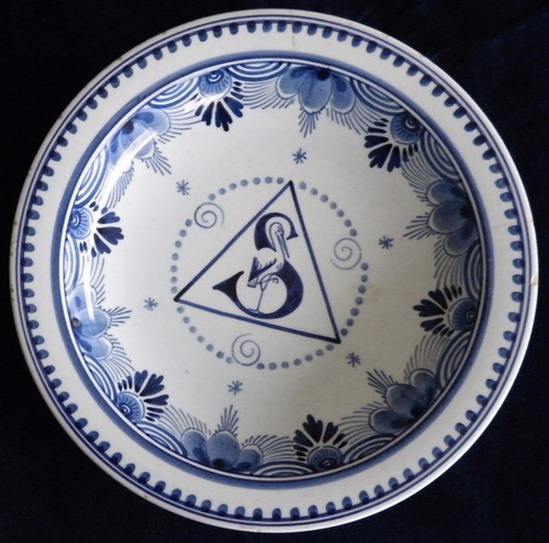 Delft belle assiette - ,,
