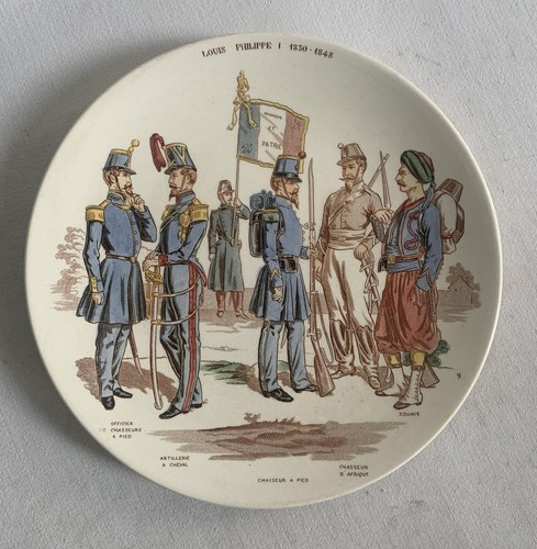 Assiette ancienne faience - assiette,