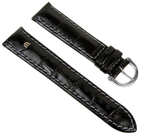 Bracelet cuir croco noir - bracelet,
