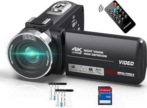 Caméscope caméra vidéo - 4k,