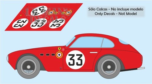 Autocollants ferrari 212 - autocollants,