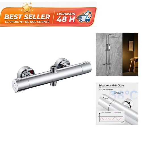 Mitigeur thermostatique douche