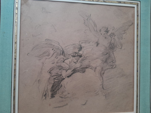 Dessin ancien 19ème étude - dessin,