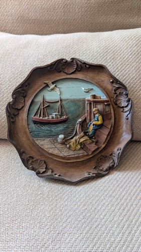 Ancienne assiette bois - ancienne,