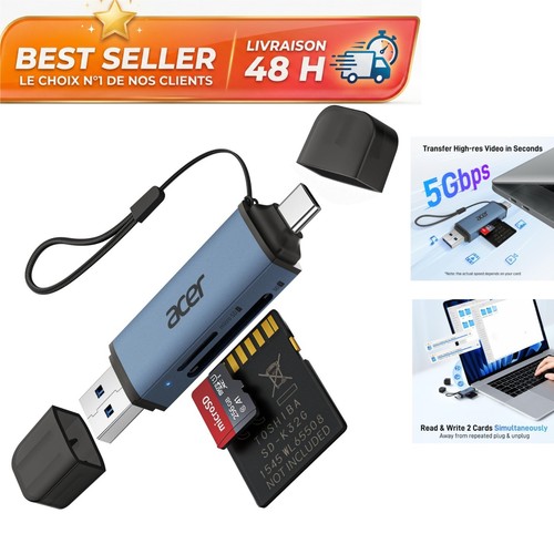 Lecteur cartes acer - lecteur, usb-c