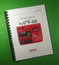 Owners Manual for Fostex MR-8