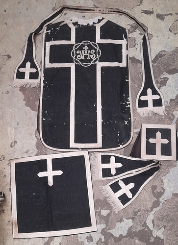 Chasuble funéraire ancien - funéraire,